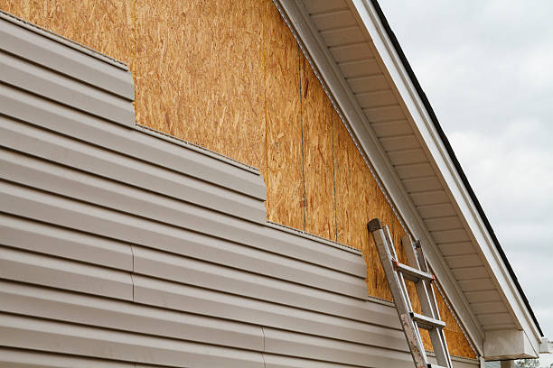 Professional Emergency Siding Repair technician working in Canton, GA